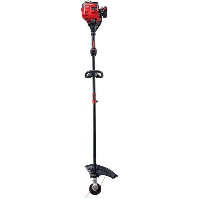 CRAFTSMAN WS205 25cc, 2-Cycle 17-Inch Attachment Capable Straight Shaft WEEDWACKER  Powered String Trimmer