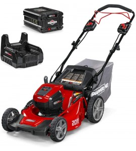 Snapper HD 48V MAX Cordless Electric Self-Propelled 20-Inch Lawn Mower Kit with (1) 5.0 Battery and (1) Rapid Charger