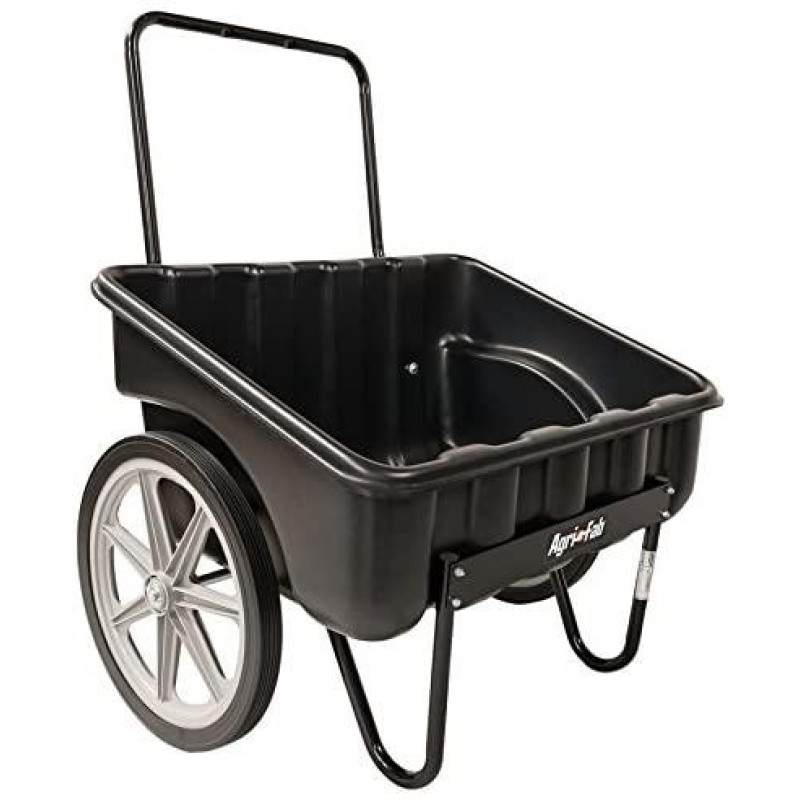 Agri-Fab Inc Carry-All Cart, 200-lb Capacity Bed, Black