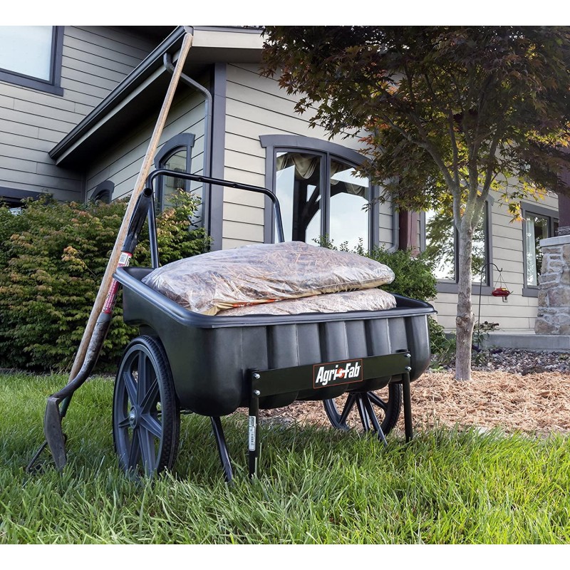 Agri-Fab Inc Carry-All Cart, 200-lb Capacity Bed, Black
