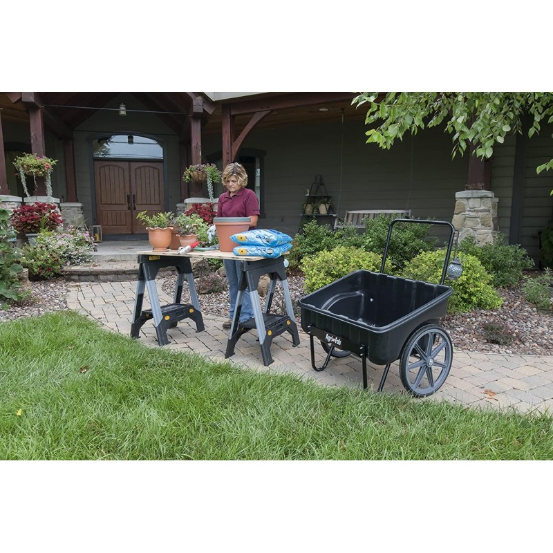 Agri-Fab Inc Carry-All Cart, 200-lb Capacity Bed, Black