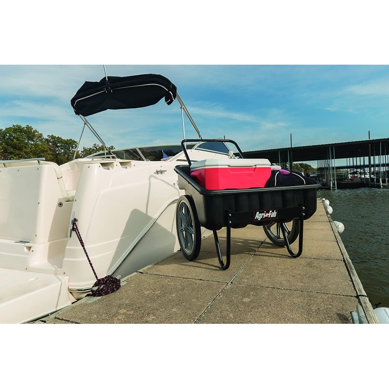 Agri-Fab Inc Carry-All Cart, 200-lb Capacity Bed, Black