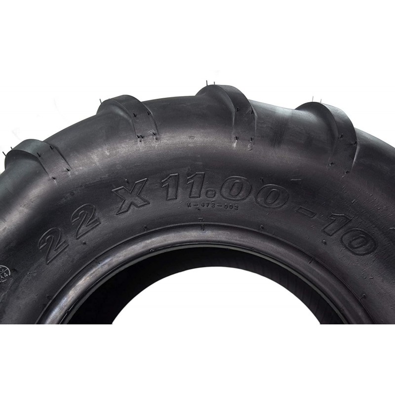 Kenda Tires Lawn and Garden Rear Mower Tires for Grasshopper Mowers with Bottle Opener Key Chain (22x11-10 2 Pack)