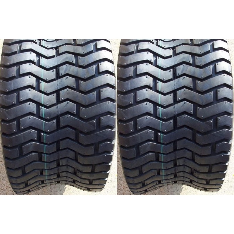 SET OF TWO (2) DEESTONE 24x12.00-12 24x1200-12 4 Ply Rated Tubeless Turf Tires