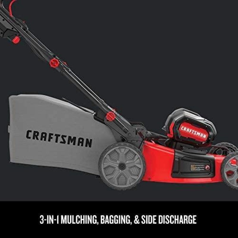 Craftsman V60 60-Volt Max Lithium Ion Self-propelled 21-in Cordless Electric Lawn Mower
