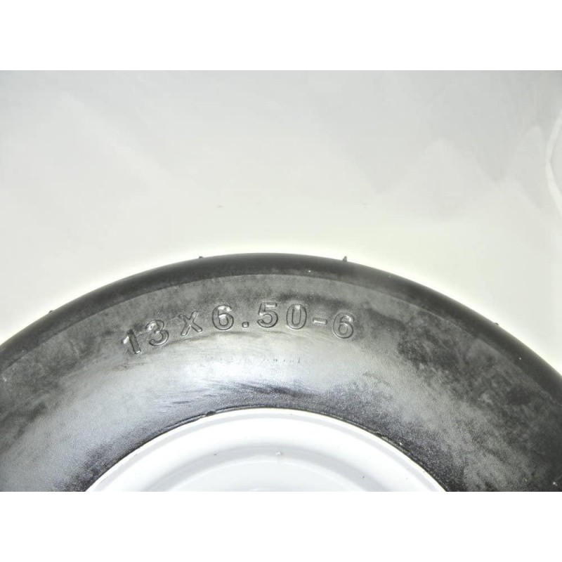 proven part 2 Pack 13X6.5X6 White No Flat Front Solid Tire Puncture Proof Replaces Exmark 103-0065 Includes Bearings Replaces 103-3051 - 1-633584 - 103-0063 - 126-5361 - 1-633585