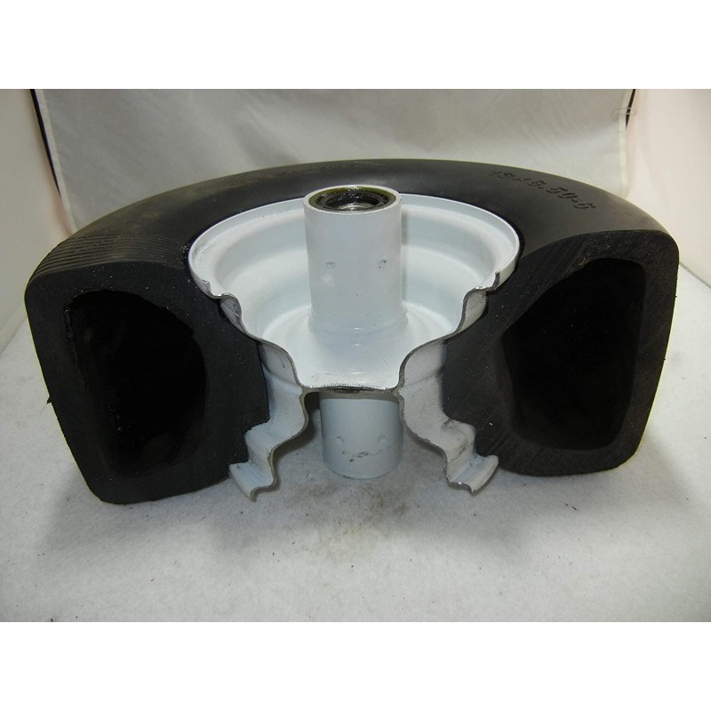 proven part 2 Pack 13X6.5X6 White No Flat Front Solid Tire Puncture Proof Replaces Exmark 103-0065 Includes Bearings Replaces 103-3051 - 1-633584 - 103-0063 - 126-5361 - 1-633585