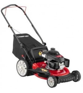 Troy-Bilt TB160 21 in. 160 cc  Walk Behind Push Mower with High Rear Wheels and 3-in-1 Cutting Triaction Cutting System