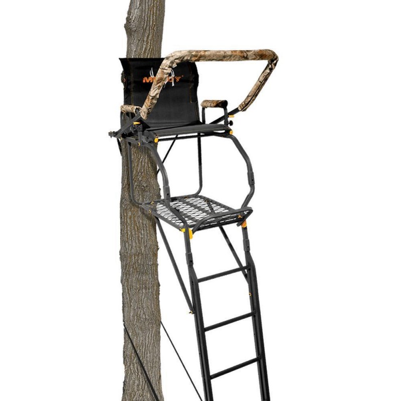20 ft. The Skybox Deluxe 1-Person Deer Hunting Ladder Tree Stand