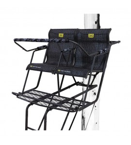 18 ft. Durable Steel Denali 2-Man Ladder Treestand with Safe-Tread Steps