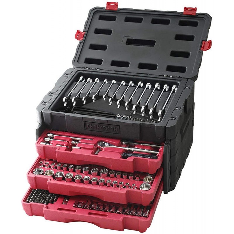 CRAFTSMAN 450-PIECE MECHANICS TOOL SET, RATCHET SOCKET HAND WRENCH TOOLSET