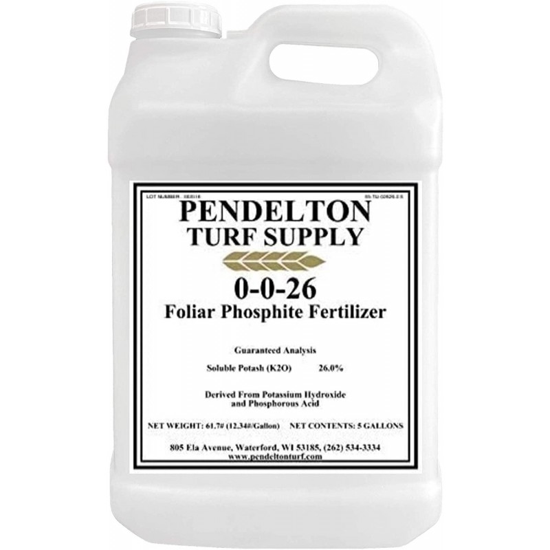 0-0-26 Foliar Phosphite (26% Soluble Potash) Liquid Fertilizer (2.5 gal)