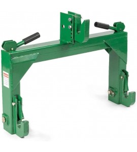 Titan Attachments Quick Hitch Cat 1 and Cat 2, 3 Point Green Steel