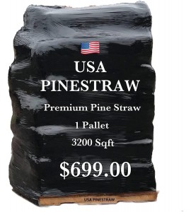 USA Pine Straw - Pine Needle Mulch - Premium Long Needle - Covers 3200 Sqft (1)
