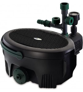 Pennington Aquagarden, Inpond 6 in 1 Pond & Water Pump, Filter, UV Clarifier, LED Spotlight, Waterfall, Fountain, All in One Solution for a Clean, Clear and Beautiful Pond, for Ponds up to 900 Gallon Pennington Aquagarden, Inpond 6 in 1 Pond & Water Pump, Filter, UV Clarifier, LED Spotlight, Waterfall, Fountain, All in One Solution for a Clean, Clear and Beautiful Pond, for Ponds up to 900 Gallon