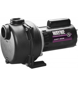 Wayne WLS200 2 HP Cast Iron High Volume Lawn Sprinkling Pump, 2-Horsepower