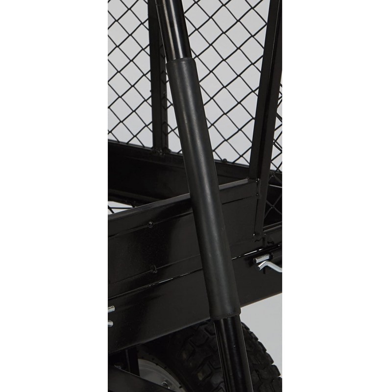 Strongway Steel Jumbo Garden Wagon - 1400-Lb. Capacity, 48in.L x 24in.W