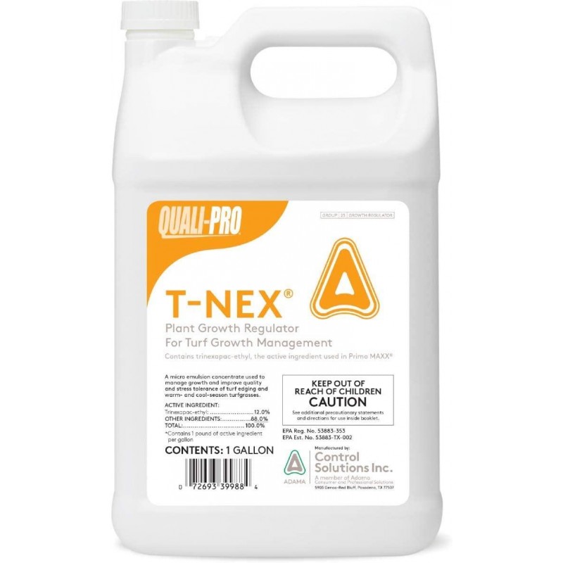 Quali-Pro T-Nex Plant Growth Regulator (Primo Maxx) - Manage Growth, Improve Quality and Color, Helps Produce Healthy, Durable Blades in Turf Grass (1 Gallon)
