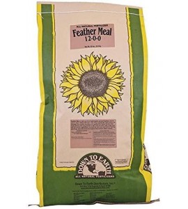 Down to Earth Feather Meal 12-0-0, 50 lb. - for all types of growing plants, shoots, flowers, fruits and vegetables