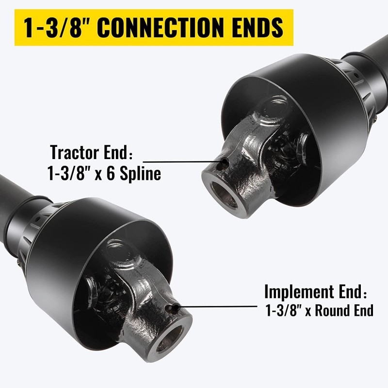 VEVOR PTO Shaft, 1-3/8