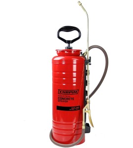 Chapin International 1949 Industrial Open Head Sprayer for Professional Concrete Applications, 3.5 gallons, Red