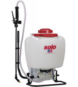 Solo 475-B-DELUXE Professional Diaphragm Pump Backpack Sprayer, 4-Gallon, Bleach Resistant Pump Assembly