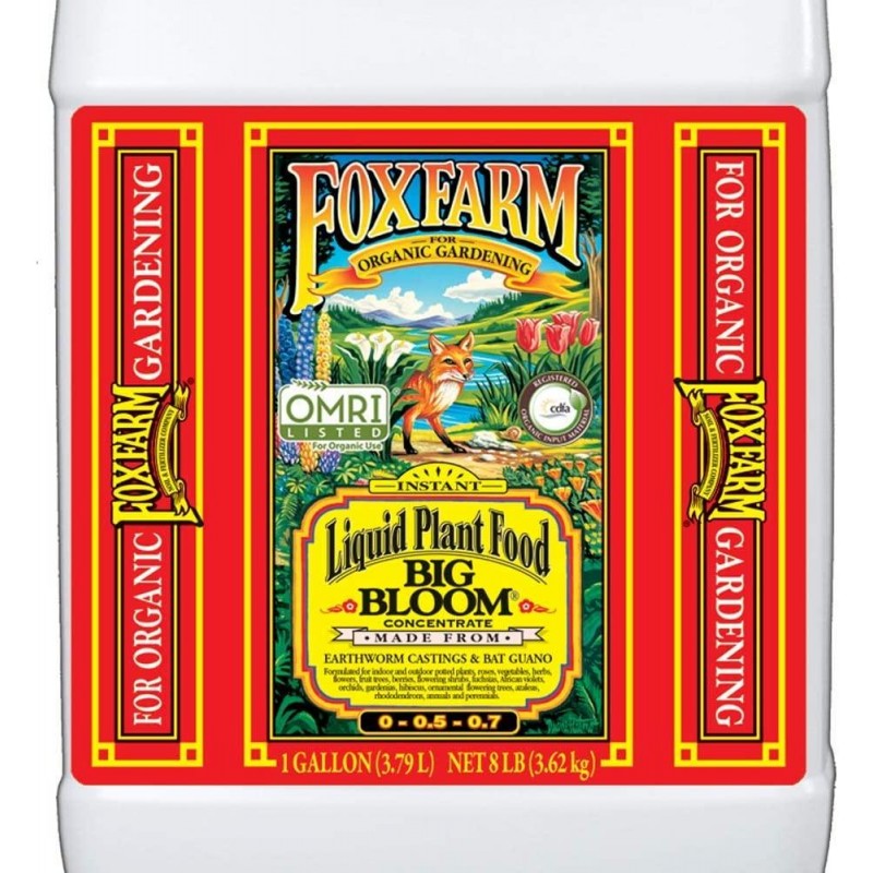 Fox Farm GLCMBX0005 Tiger Bloom Organic, Grow Big, 1 Gallon Combo Pack Fertilizer