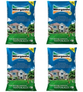 Milorganite Slow-Release Nitrogen Fertilizer, 32-Pound - (4 Bags)