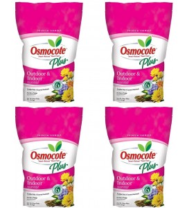Osmocote Smart Release Plant Food Plus Outdoor & Indoor, Plant Fertilizer, 8 lbs. (4-Pack)