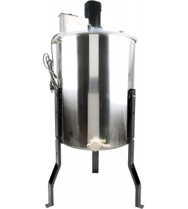 VIVO Electric Honey Extractor 8 Frame (only 4 Deep Frames) Stainless Steel, Powered Honeycomb Drum Spinner BEE-V004E