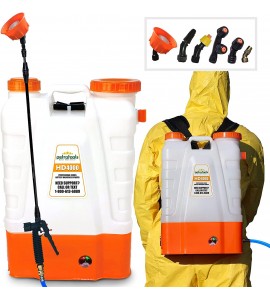 PetraTools 4 Gallon Battery Powered Backpack Sprayer – Extended Spray Time Long-Life Battery - New HD Wand Included, Wide Mouth Lid, Multiple Nozzles & Battery Included PetraTools 4 Gallon Battery Powered Backpack Sprayer – Extended Spray Time Long-Life Battery - New HD Wand Included, Wide Mouth Lid, Multiple Nozzles & Battery Included