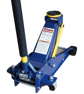 Heavy Duty 3 Ton Floor Jack, Low Profile Hydraulic Jack, Steel Service Jack Quick Rise with Double Pump Quick Lift