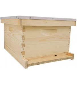 Complete Bee Hive Kit, Unpainted, Assembled, Made In The USA