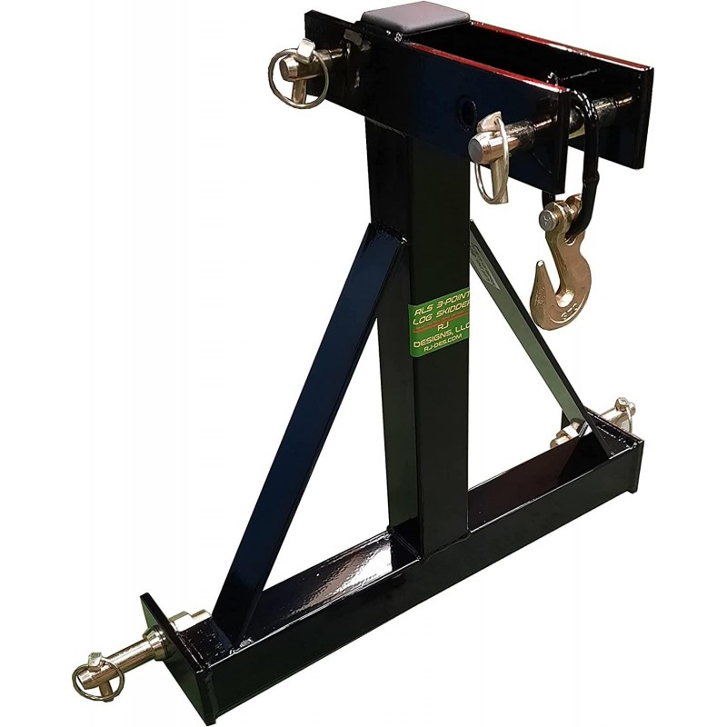 RJ Designs XHD 3 Point Log Skidder - RLS002 - Designed and Made in USA - Super Strength and Durability - Standard Model Without Log Chain