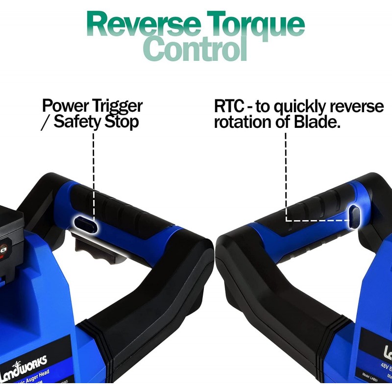 Landworks Earth Auger Power Head Steel 6