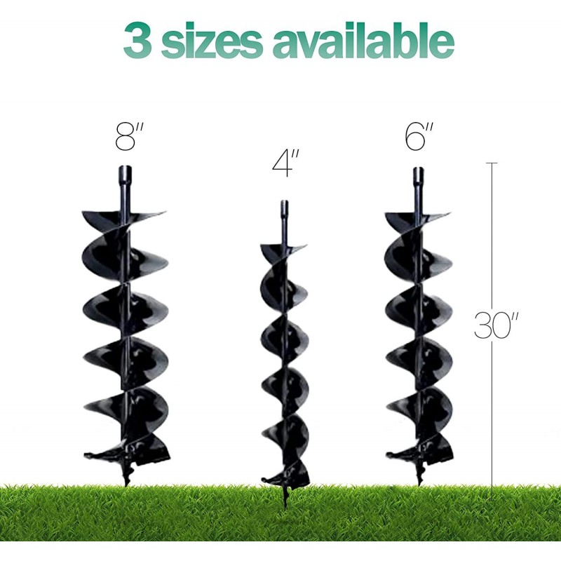 Landworks Earth Auger Power Head Steel 6