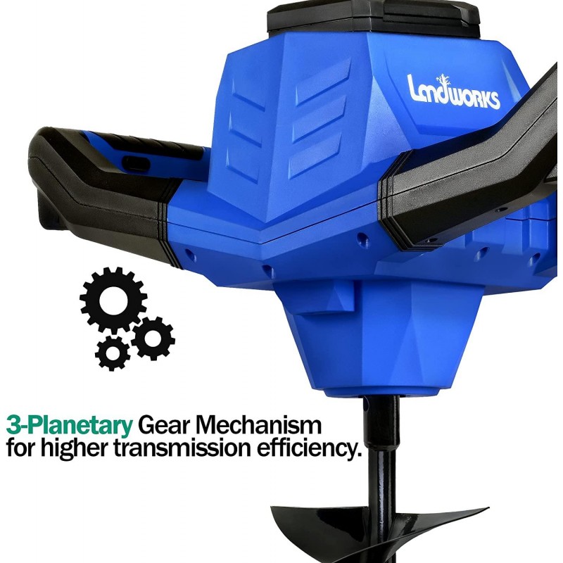 Landworks Earth Auger Power Head Steel 6