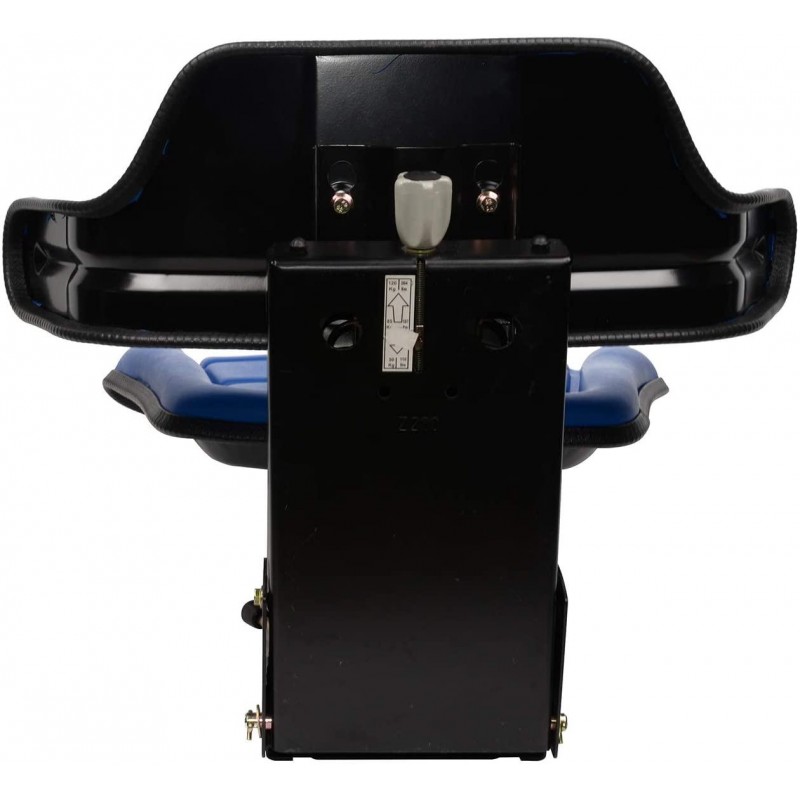 Universal Tractor Suspension Seat Sliding Rails Adjustable,Waffle Style,Fits for John Deere,Ford/New Holland,Massey Ferguson,Kubota (Blue)