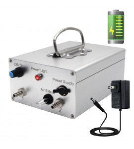 Hantop Pulsating Vacuum Pump Compatible with Hantop Milking Machine (Battery Pump (Adjustable))