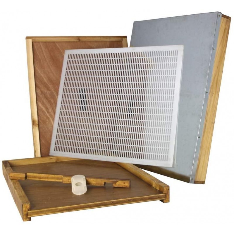 Hoover Hives 10 Frame Langstroth Beehive Dipped in 100% Beeswax Includes Wooden Frames & Waxed Foundations (2 Deep Boxes, 1 Medium Box)(Fully Assembled)