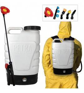 PetraTools 3-Gallon Battery Powered Backpack Sprayer – Extended Spray Time Long-Life Battery - New HD Wand Included, Wide Mouth Lid, Comes with Multiple Nozzles & Battery Included, 65+ PSI PetraTools 3-Gallon Battery Powered Backpack Sprayer – Extended Spray Time Long-Life Battery - New HD Wand Included, Wide Mouth Lid, Comes with Multiple Nozzles & Battery Included, 65+ PSI