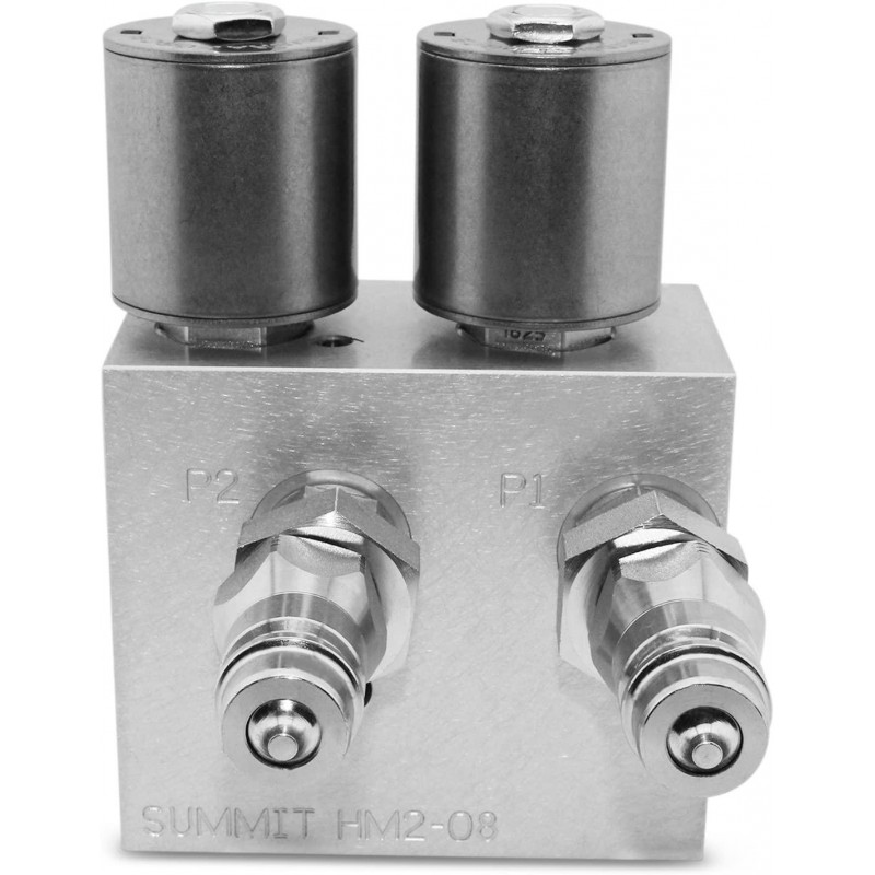 Hydraulic Multiplier, SCV Splitter/Diverter Manifold Valve with Couplers and Command Switch, Turn 1 Circuit into 2 Circuits!