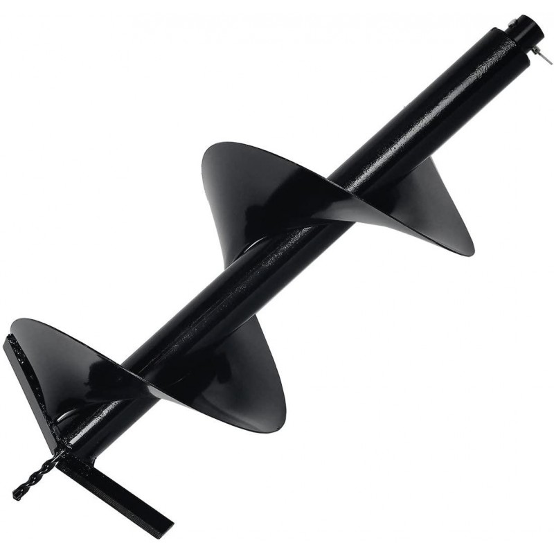 XtremepowerUS V-Type 63CC Gas Posthole Digger One Man Auger Post Hole Digging Fence Post Dirt Tree with 12