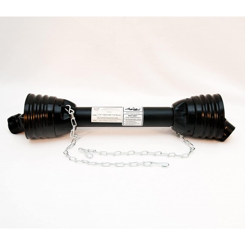 PTO Drive Line, General Purpose, Finishing Mower, Tiller, 1-3/8