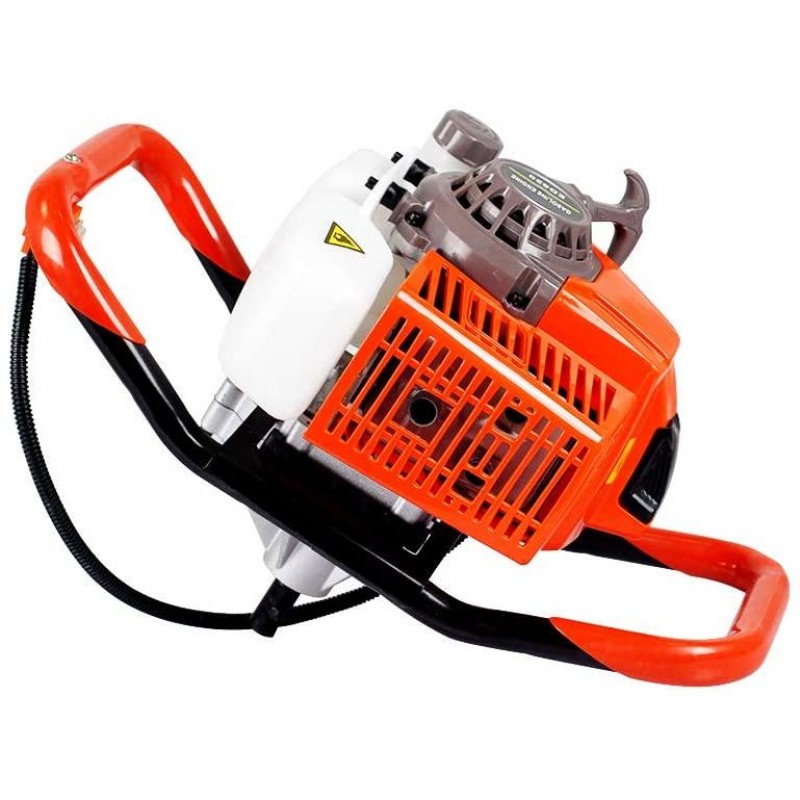 ECO LLC 63CC Heavy Duty Gas Powered Post Hole Digger with 12 Inch Earth Auger Drill Bit(Digger + 12 inch Auger Bit)  in 2 packages