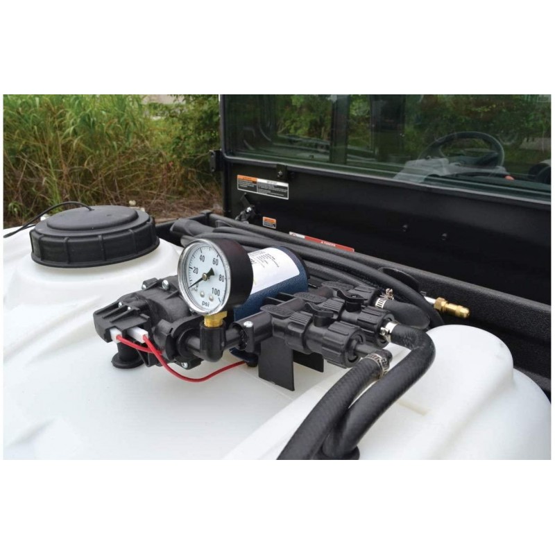 Workhorse 25 Gallon Deluxe ATV Sprayer - Adjustable 7 Nozzle Heavy Duty Boom Sprayer - ATV2507