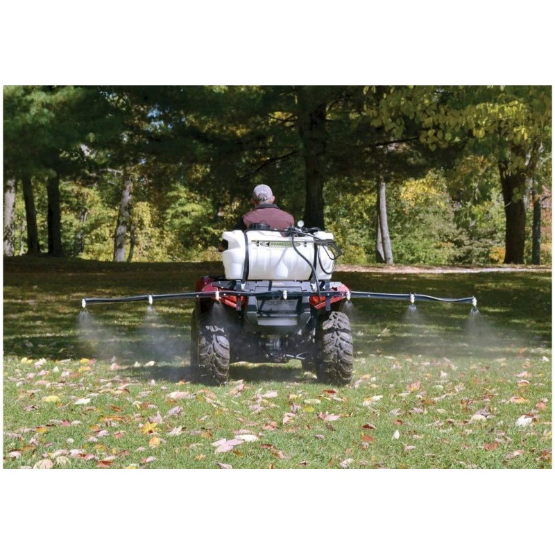 Workhorse 25 Gallon Deluxe ATV Sprayer - Adjustable 7 Nozzle Heavy Duty Boom Sprayer - ATV2507