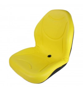 E-AM141482 DirectFit High-Back Seat for John Deere Lawn Tractors: X465, X475, X485, X495, X500, X520, X534, X540, X575, X584, X585, X590, X595, X700, X720,