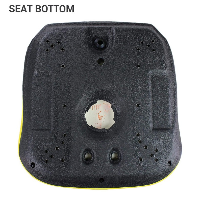 E-AM141482 DirectFit High-Back Seat for John Deere Lawn Tractors: X465, X475, X485, X495, X500, X520, X534, X540, X575, X584, X585, X590, X595, X700, X720,