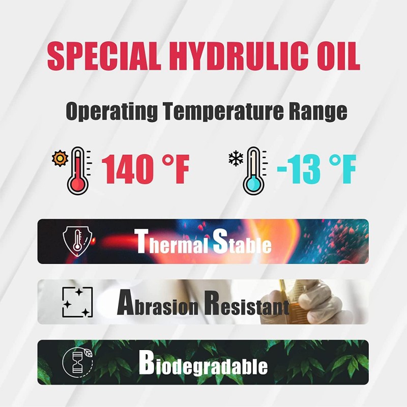 BIG RED TA92006 Torin Pneumatic Air Hydraulic Bottle Jack with Manual Hand Pump, 20 Ton (40,000 lb) Capacity, Red